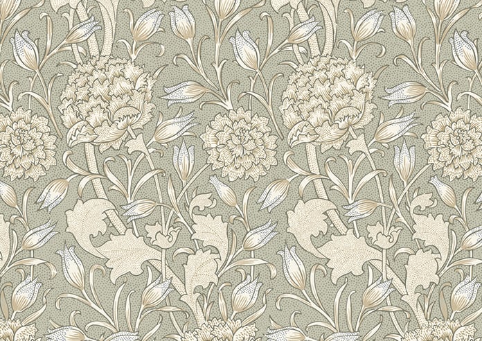William Morris At Home Wild Tulip, Sage - Twist&Fit Roller Blind - Image 6